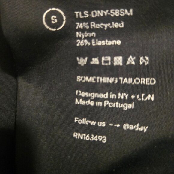 ADAY Something Tailored Shirt - Small, Navy - Picture 5 of 6